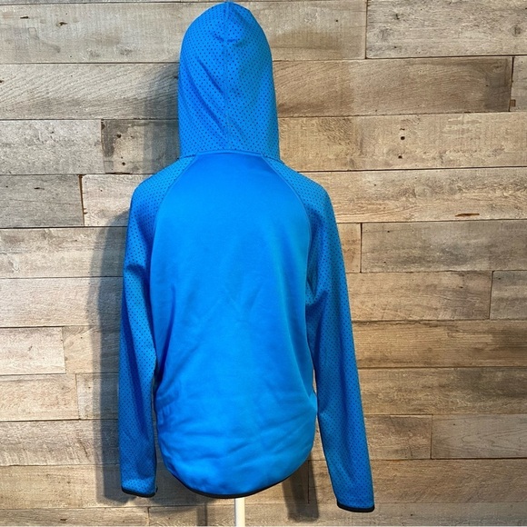 Nike women’s blue pullover hooded sweatshirt hoodie in size medium - Picture 5 of 8